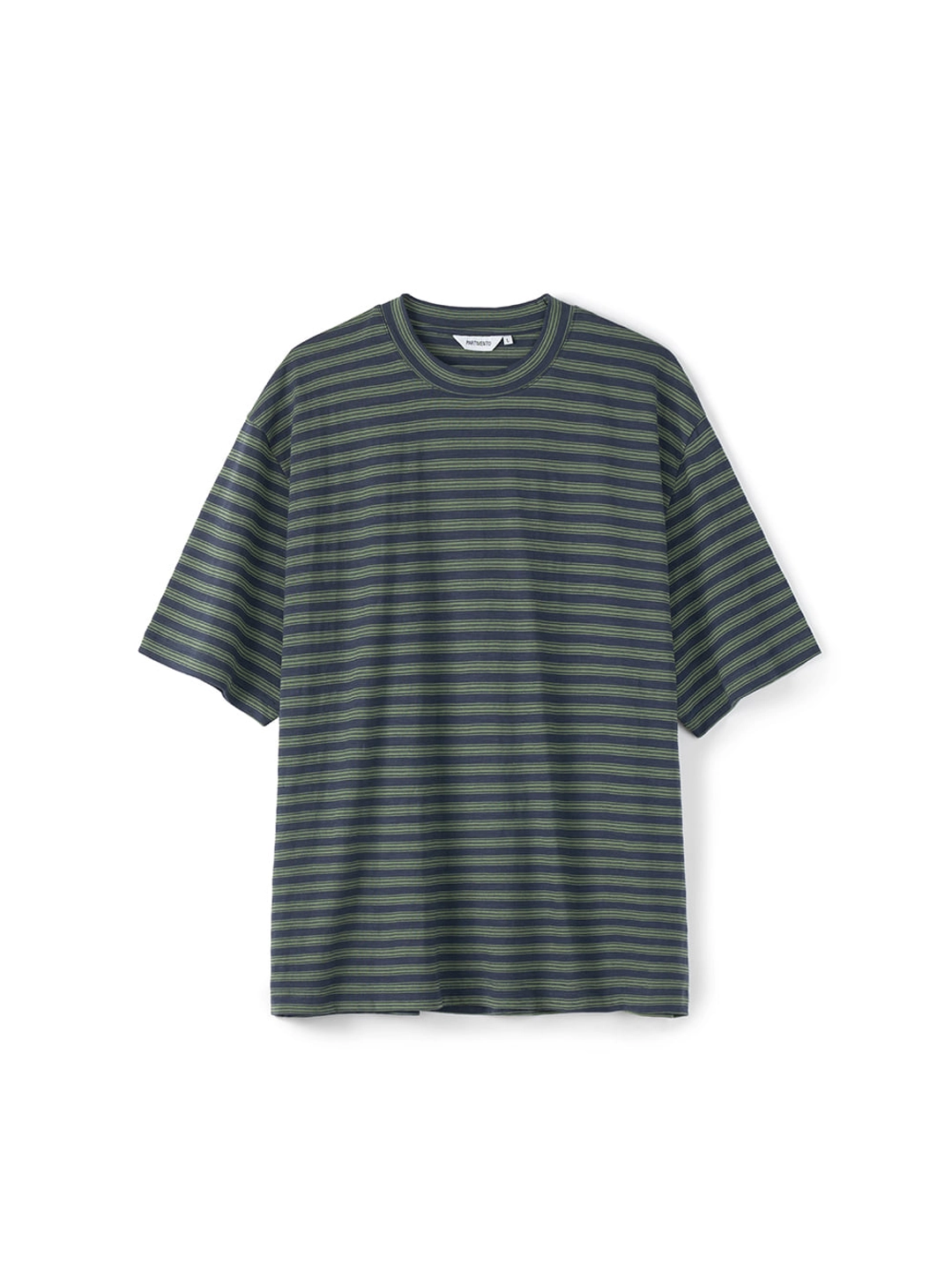 파르티멘토 Vintage Stripe Summer Tee_Faded Navy 상품 이미지 3