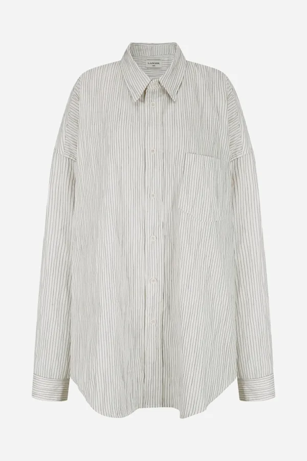 urban textured stripe shirt