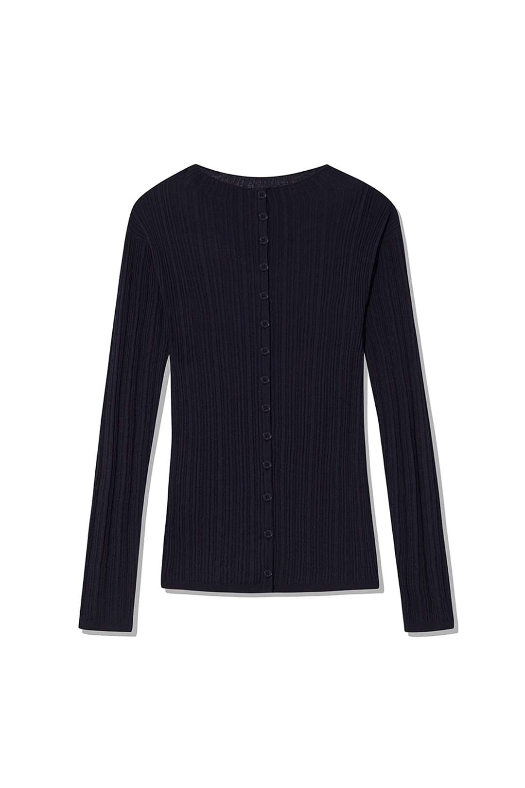 르917 WRINKLE MOCKNECK CARDIGAN [NAVY] 상품 이미지 1
