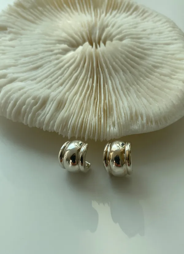 Trento Earrings_Silver