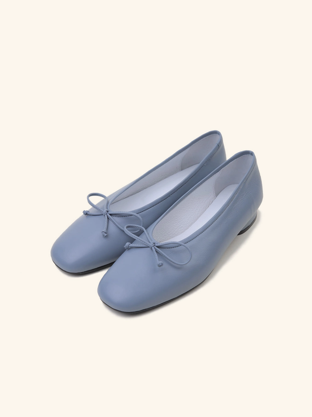 러브듀이 MACARON ribbon flat / 애쉬블루 상품 이미지 3