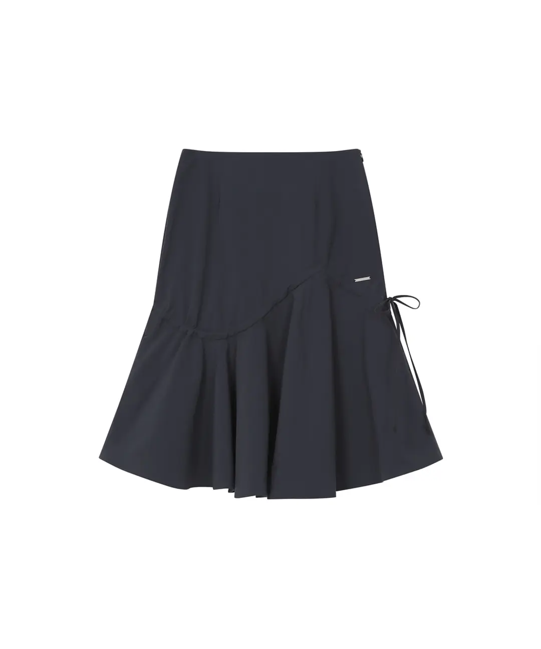 미세키서울 Shirring ruffle midi skirt CHARCOAL 상품 이미지 3