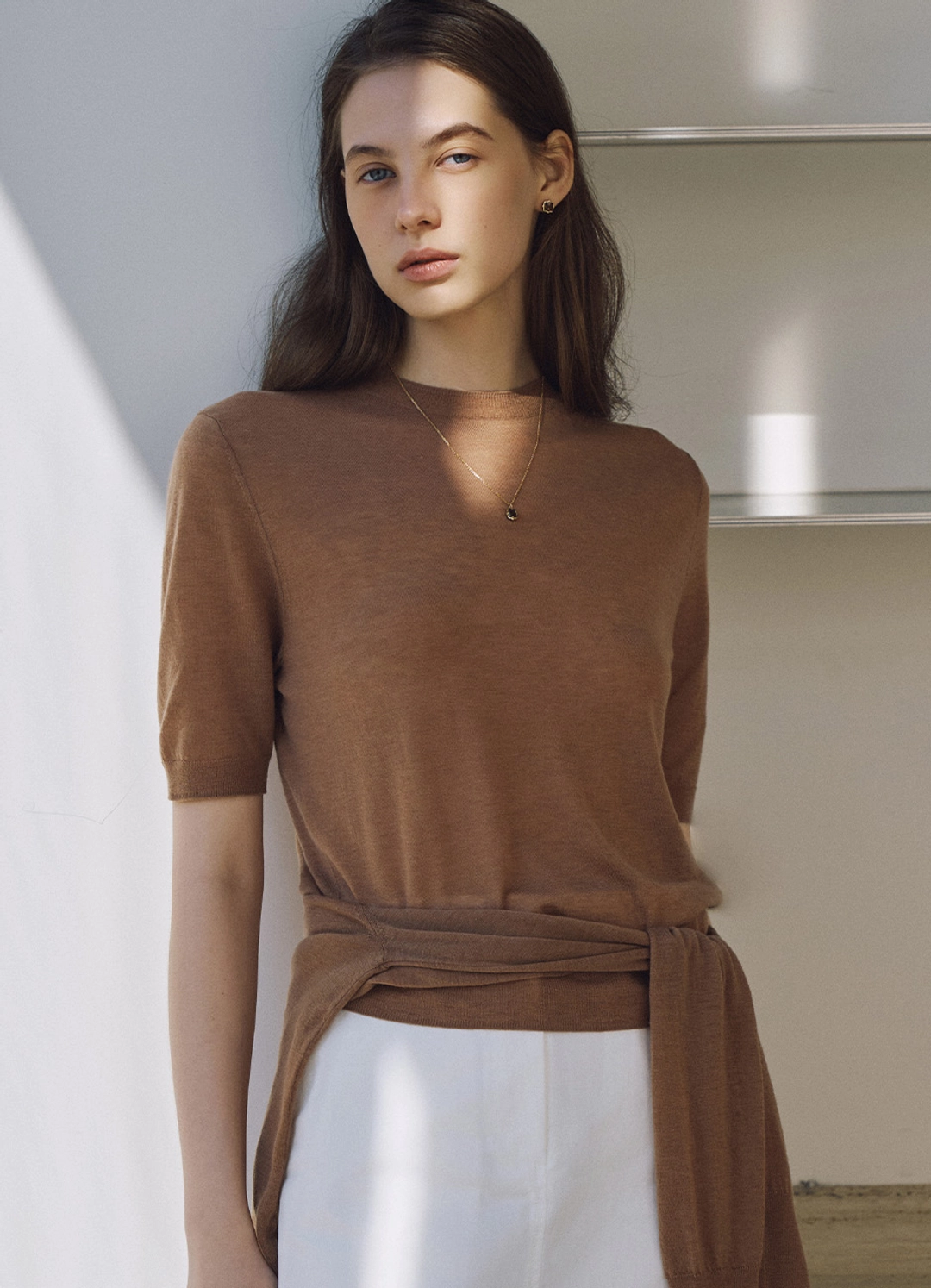 안젤로비안코 Wool 100 Soma Merino Knit 상품 이미지 2