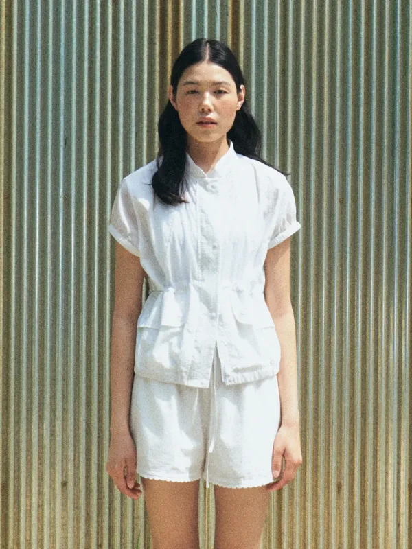 TFR REVERSIBLE CAP SLEEVE JUMPER_WHITE