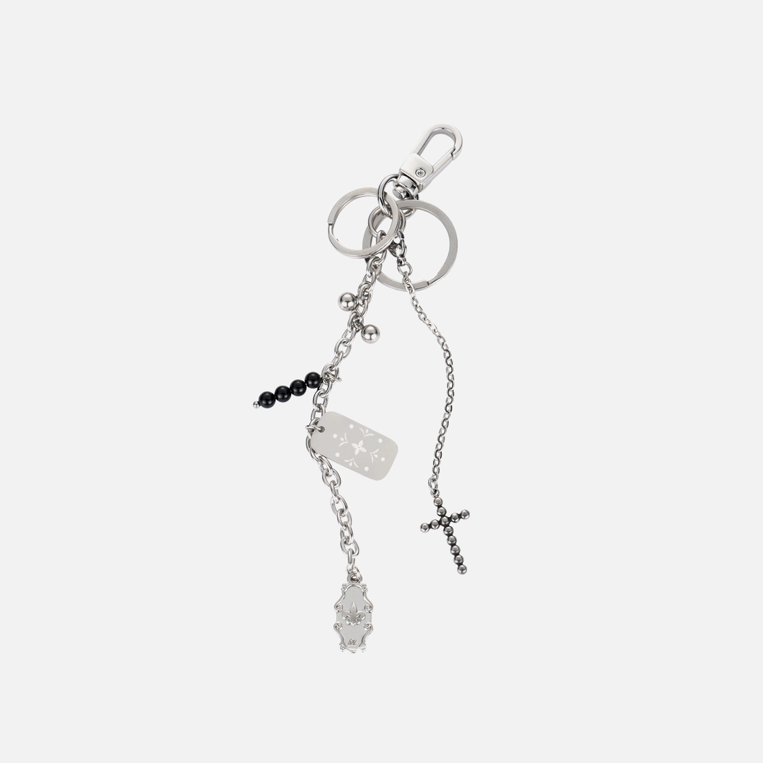 엔프프 cross ball key ring-silver 상품 이미지 2