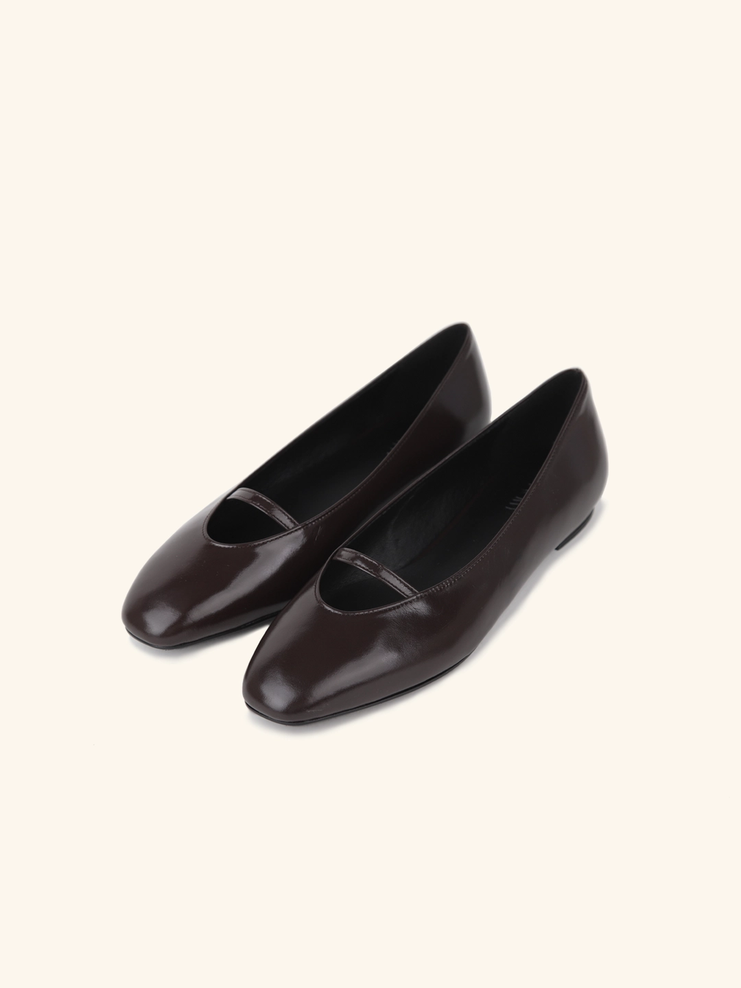 러브듀이 [바로배송] SILHOUETTE flat (round toe) / 브라운 상품 이미지 1
