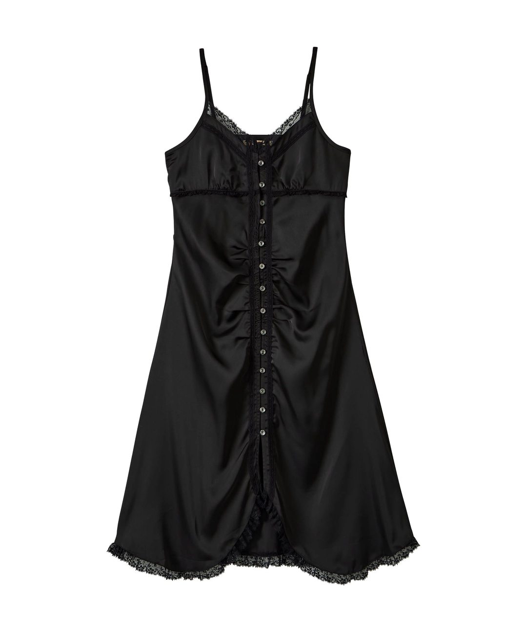 비터셀즈 Haven Satin Long Dress-Black 상품 이미지 1