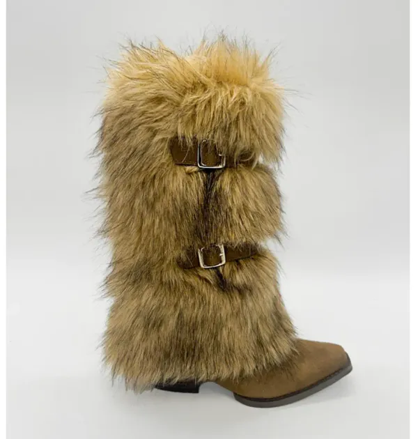 K Leg Warmer Fur Boots