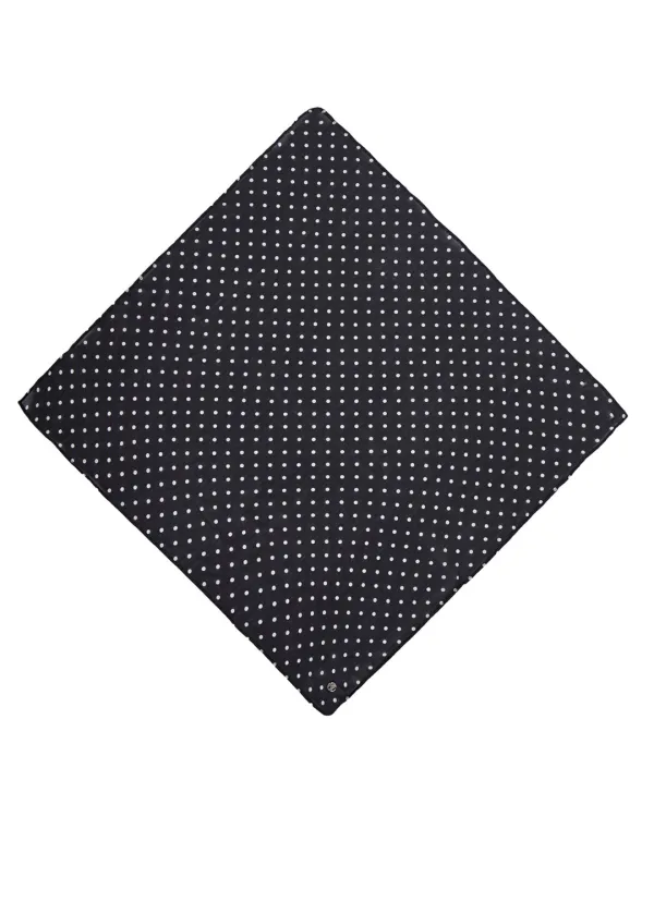 Rose Dot Scarf [Black]