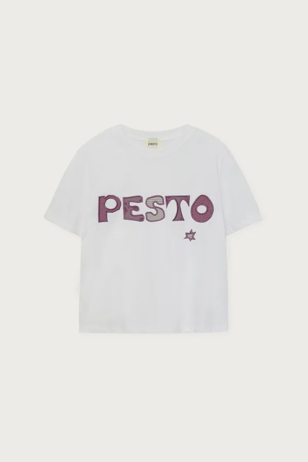 PESTO PATCHWORK T-SHIRT VER2. BLACK