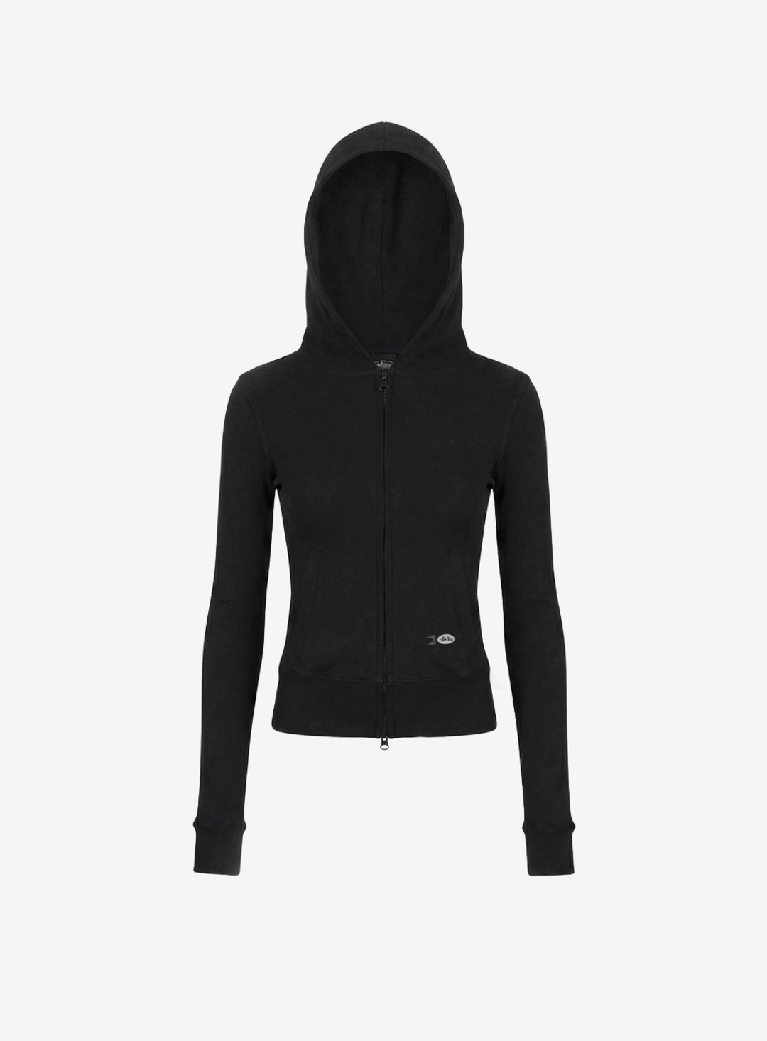 배드블러드 [w-hde26-005] BS Cotton Jersey Zip-Up Hoodie - Black 상품 이미지 1