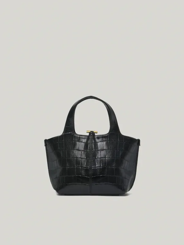 PANIER PETIT BAG (PATTERN BLACK)