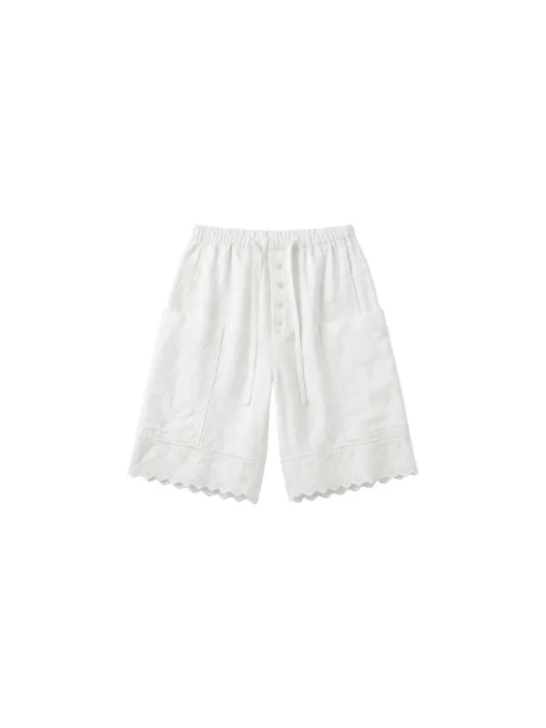 [6/30 순차발송] Lace Pocket Short White_F262PT08