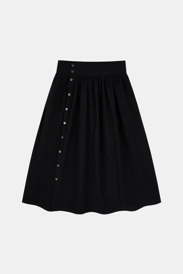 SWAY FLARE SKIRT_black