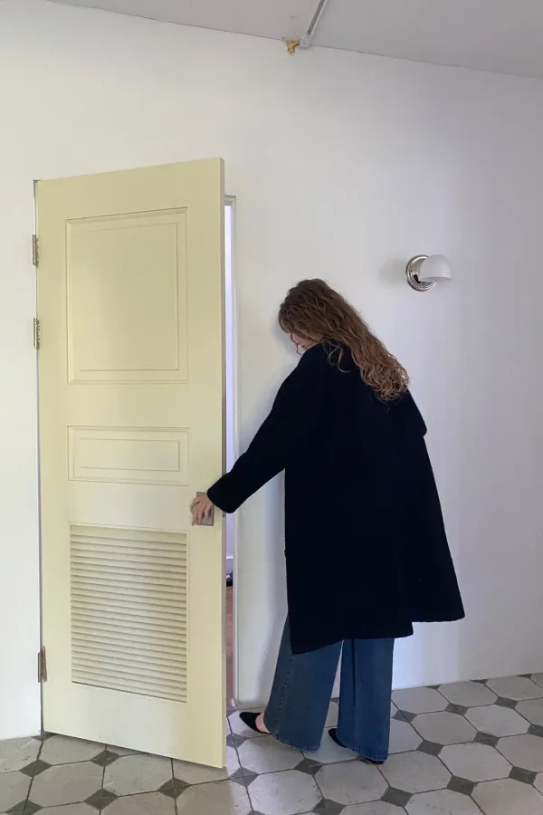 Peanut Coat / Dark Navy