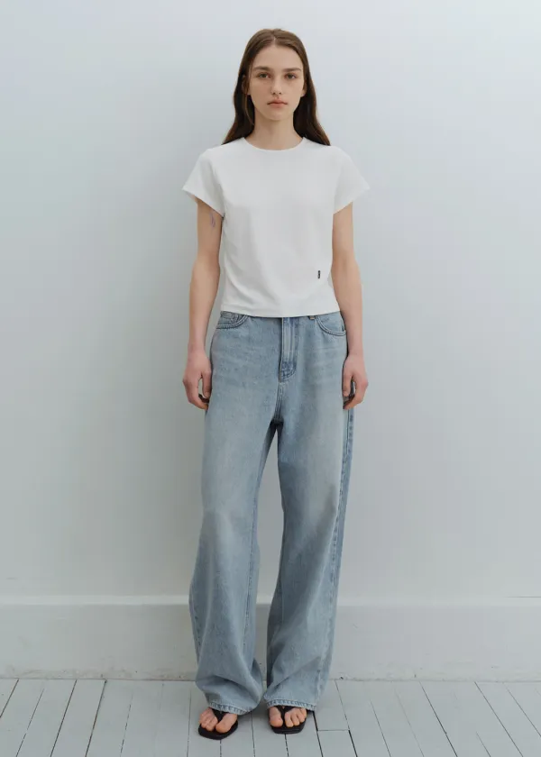 [3차] Park loose denim (light blue)
