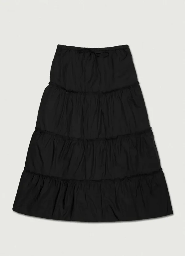 2nd/ Pibi Frill Padded Skirt [black]