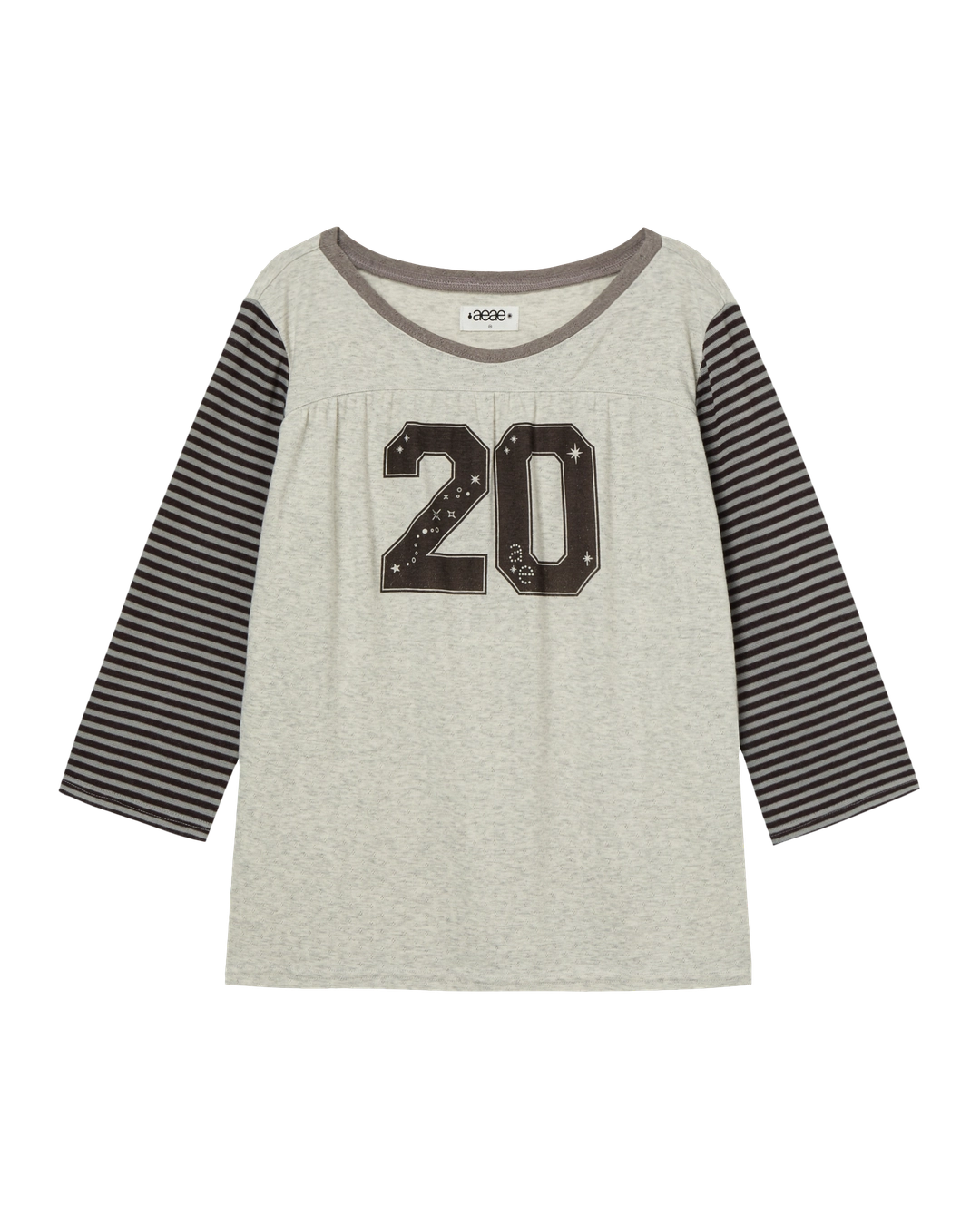 에이이에이이 STRIPE COMBI TEE [BROWN] 상품 이미지 3