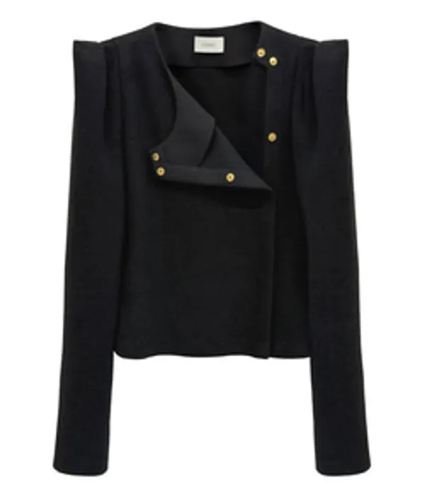 ELINA WOOL JERSEY TOP