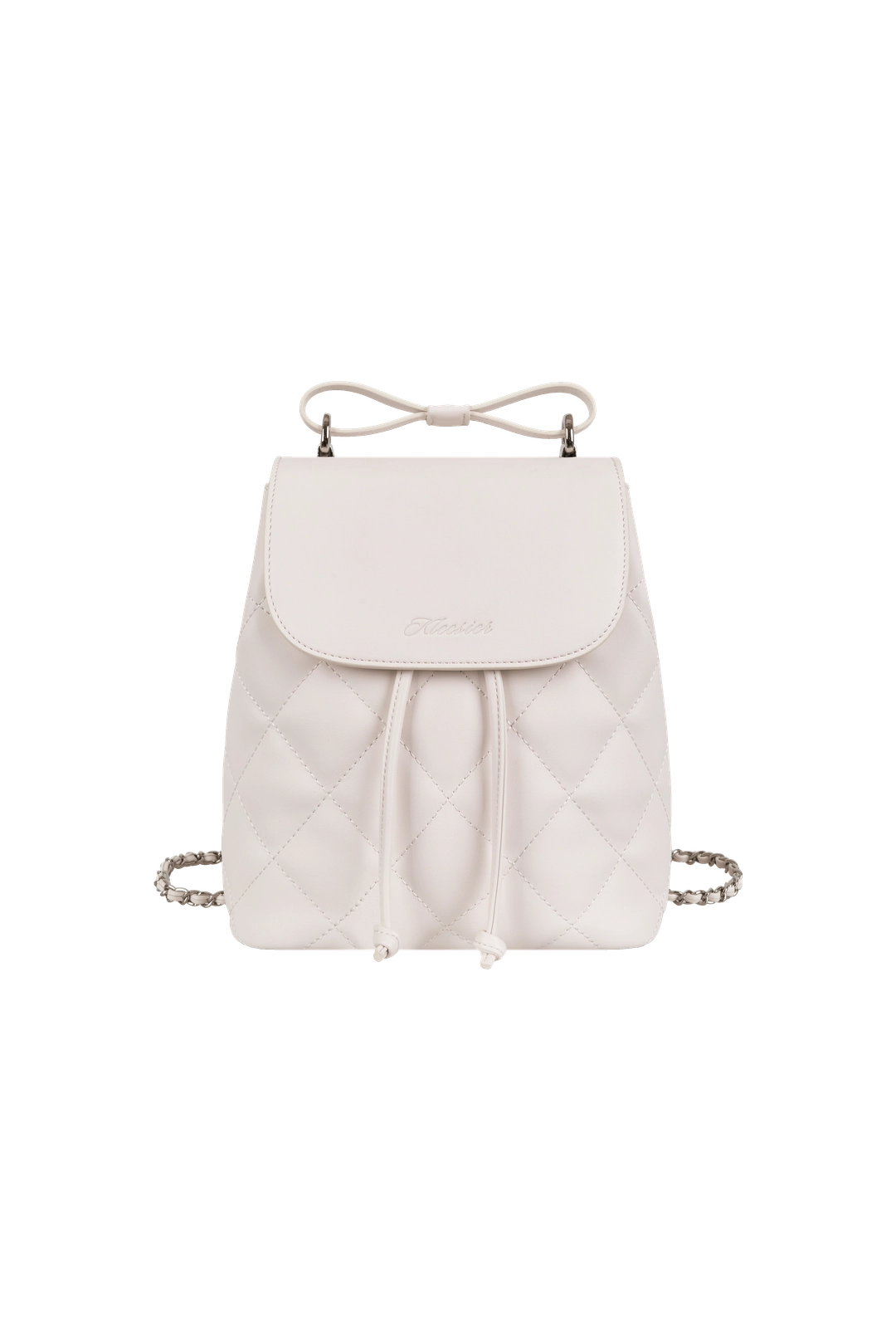 클리시어 Bunny quilted ribbon bag, Baby Pink 상품 이미지 1