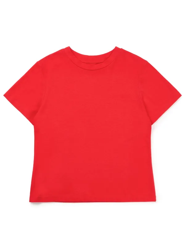 25 Basic Short Sleeve T_Red