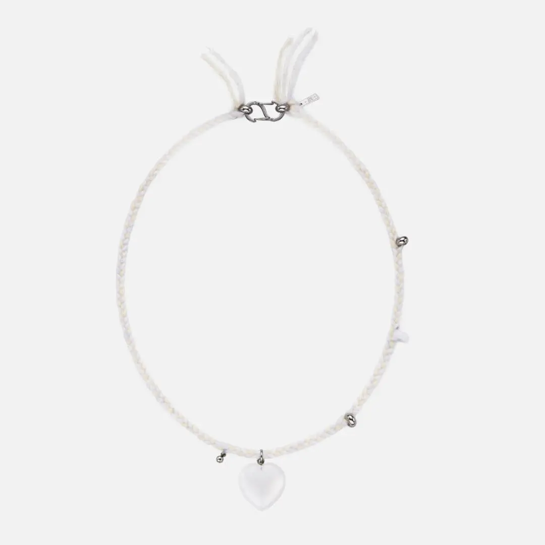 엔프프 icy heart necklace-white 상품 이미지 2