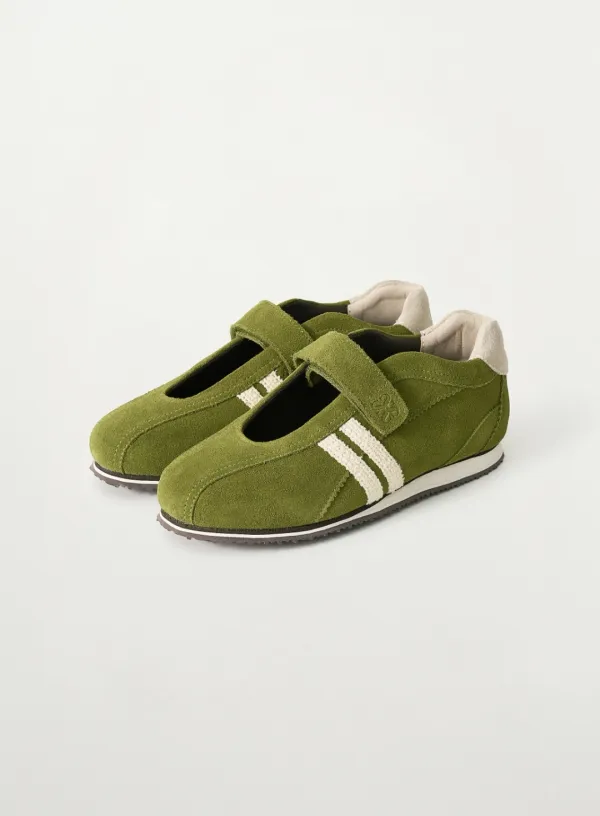 Blush Mary Sneakers - Olive Green