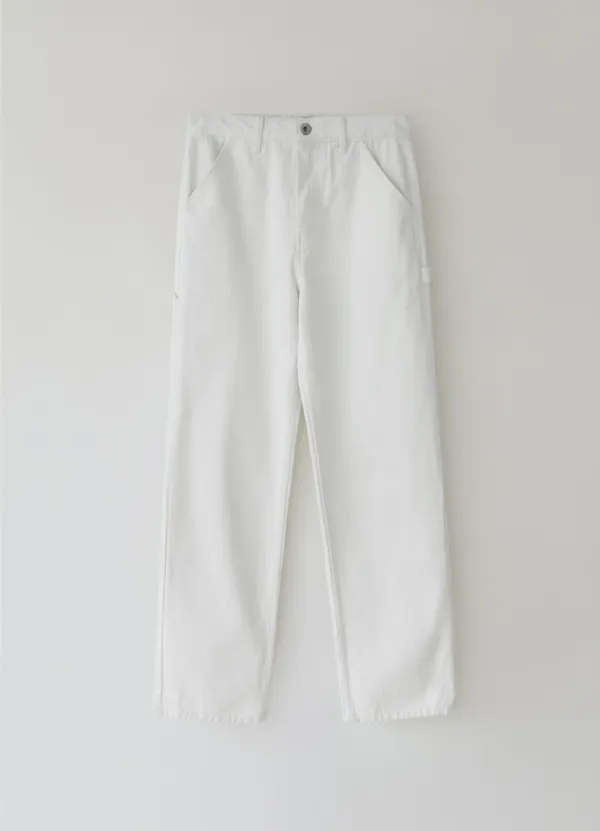 Work cotton pants (White)