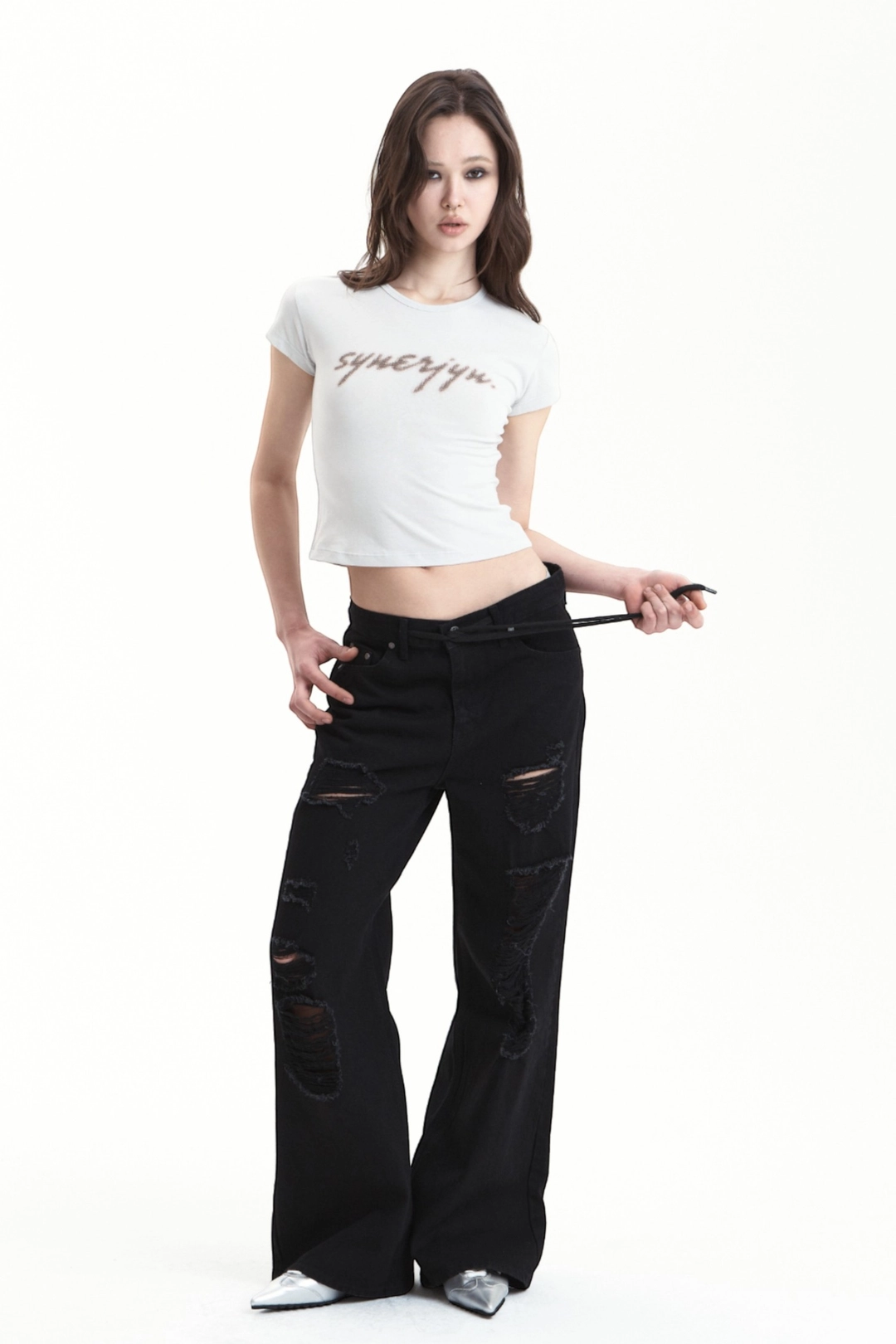 시너진 SNEAKER SLINGBACK SILVER 상품 이미지 2