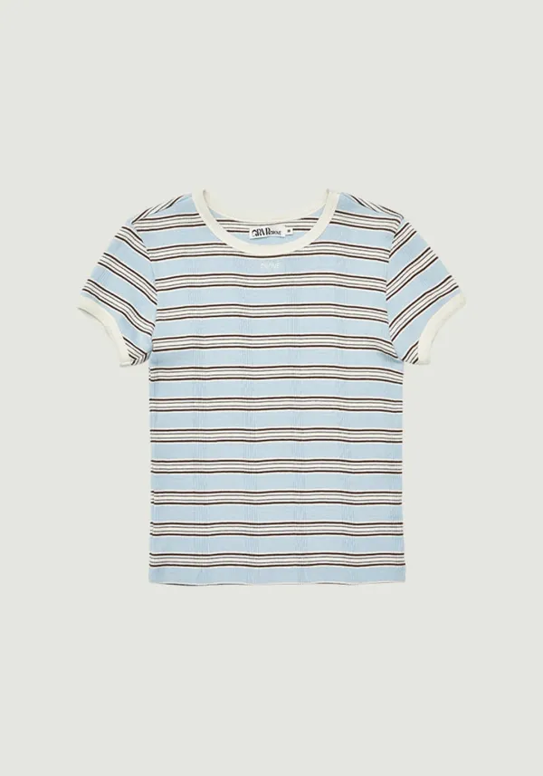 NANCY STRIPE H/S T-SHIRT