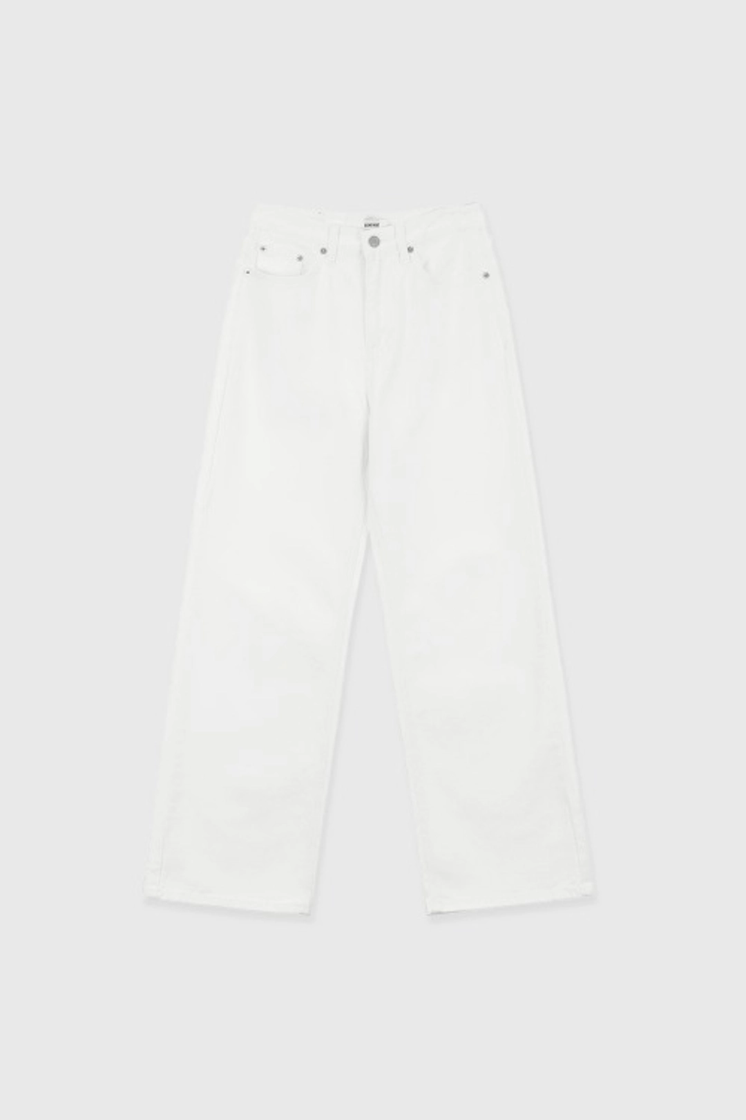퀸스래빗 F/W Paul Semi Wide Fit Washing Denim Pants - WHITE 상품 이미지 3