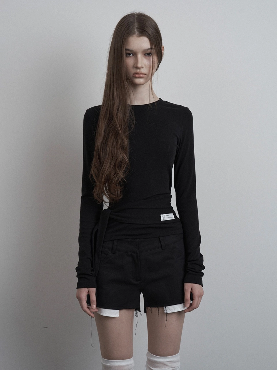 이네기 Contour Fit Long Sleeve (black) 상품 이미지 1