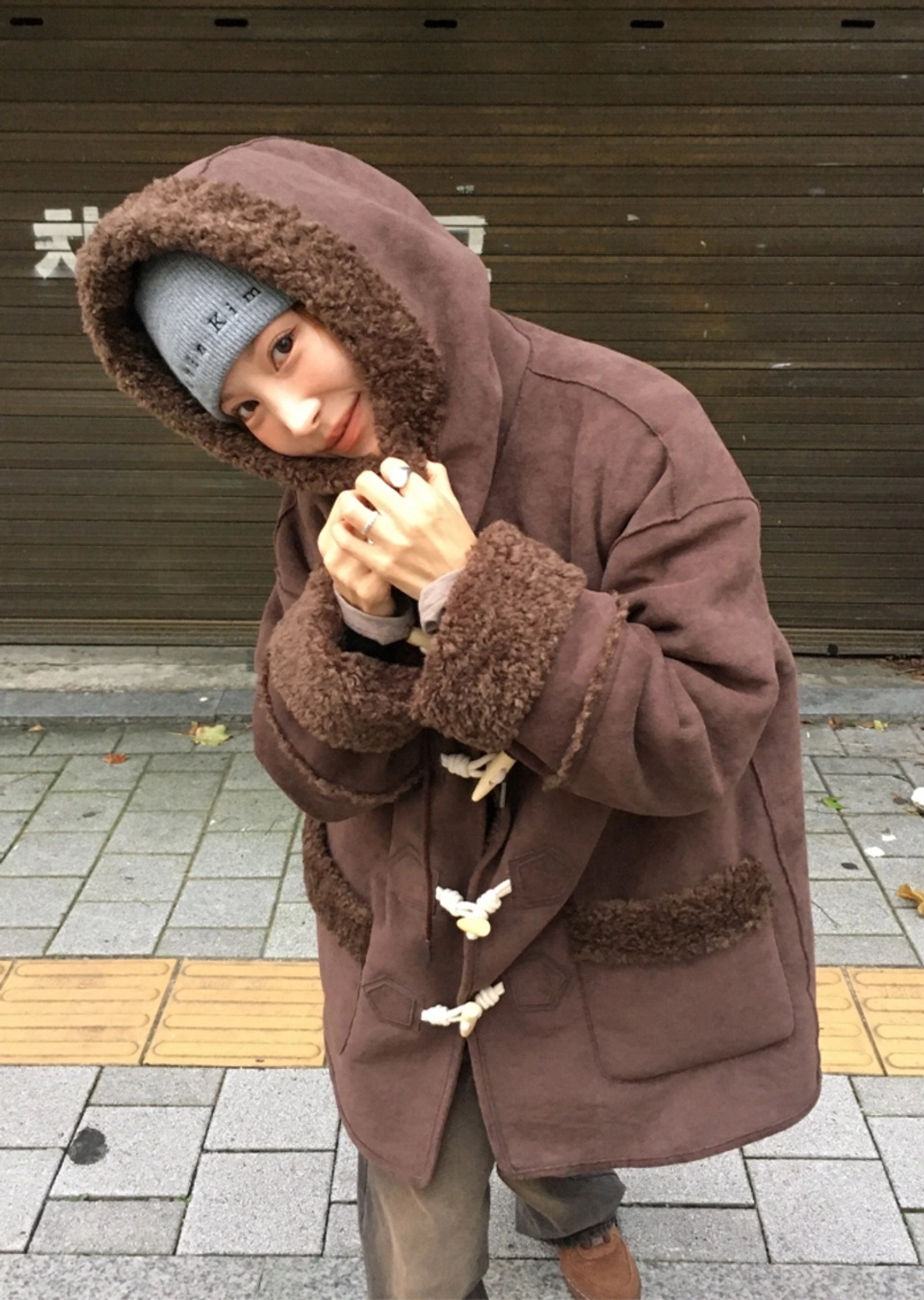 아노에틱 ANC HOODIE MUSTANG_BROWN 상품 이미지 1