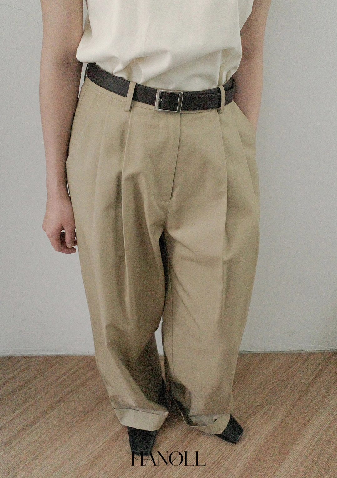 한올 Square Belt (Brown) 상품 이미지 2
