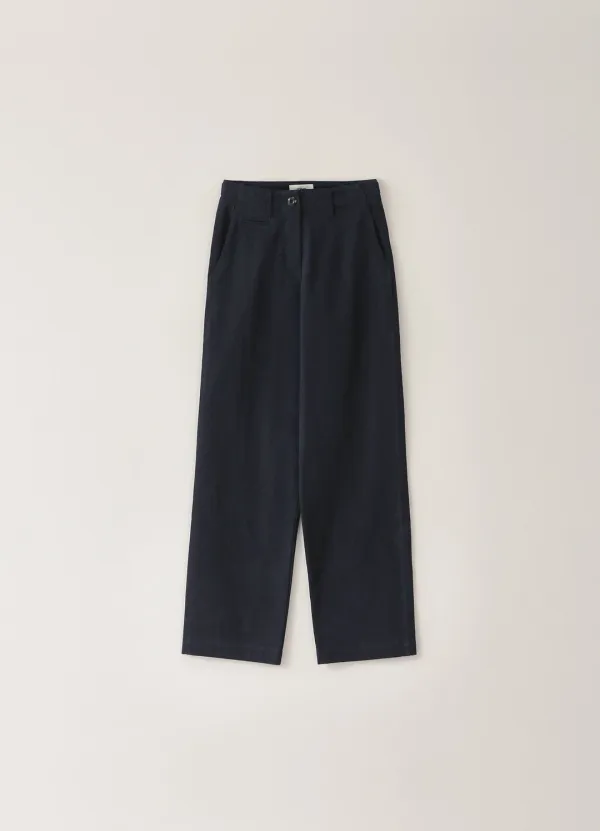 [Limited] Bio Straight Pants - Navy