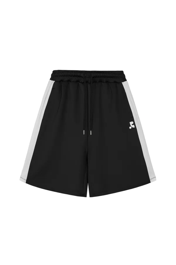 COLORATION JERSEY SHORTS - BLACK