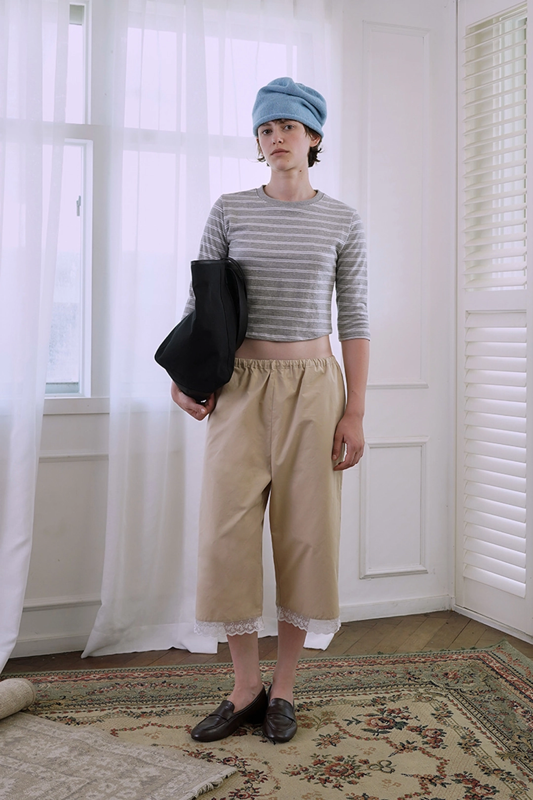 위드아웃썸머 Trim lace pants_beige 상품 이미지 2