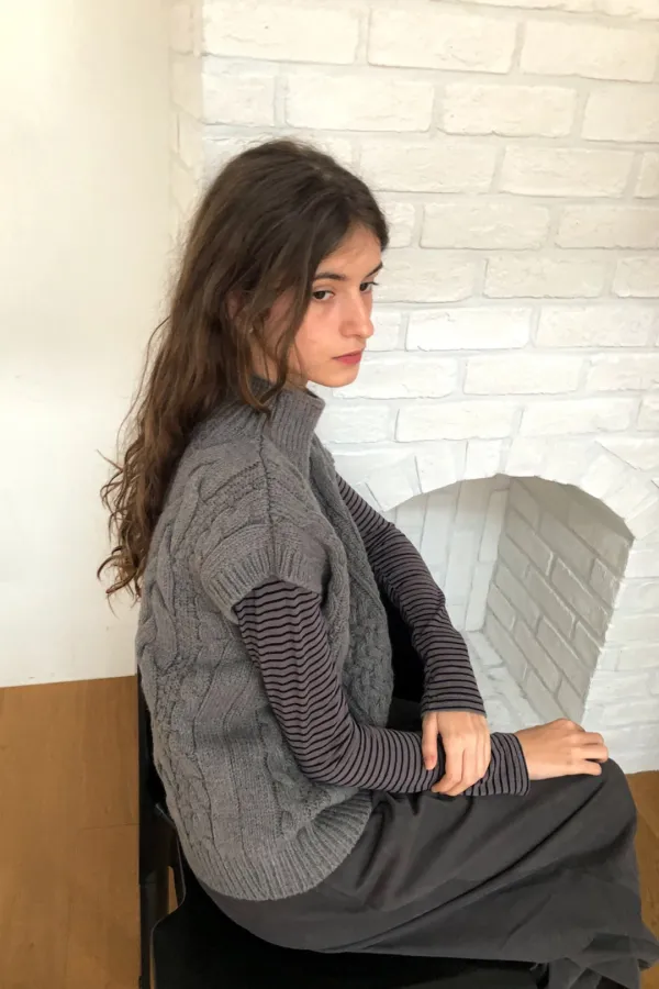 (2차 리오더/예약배송) Arden Knit / Grey