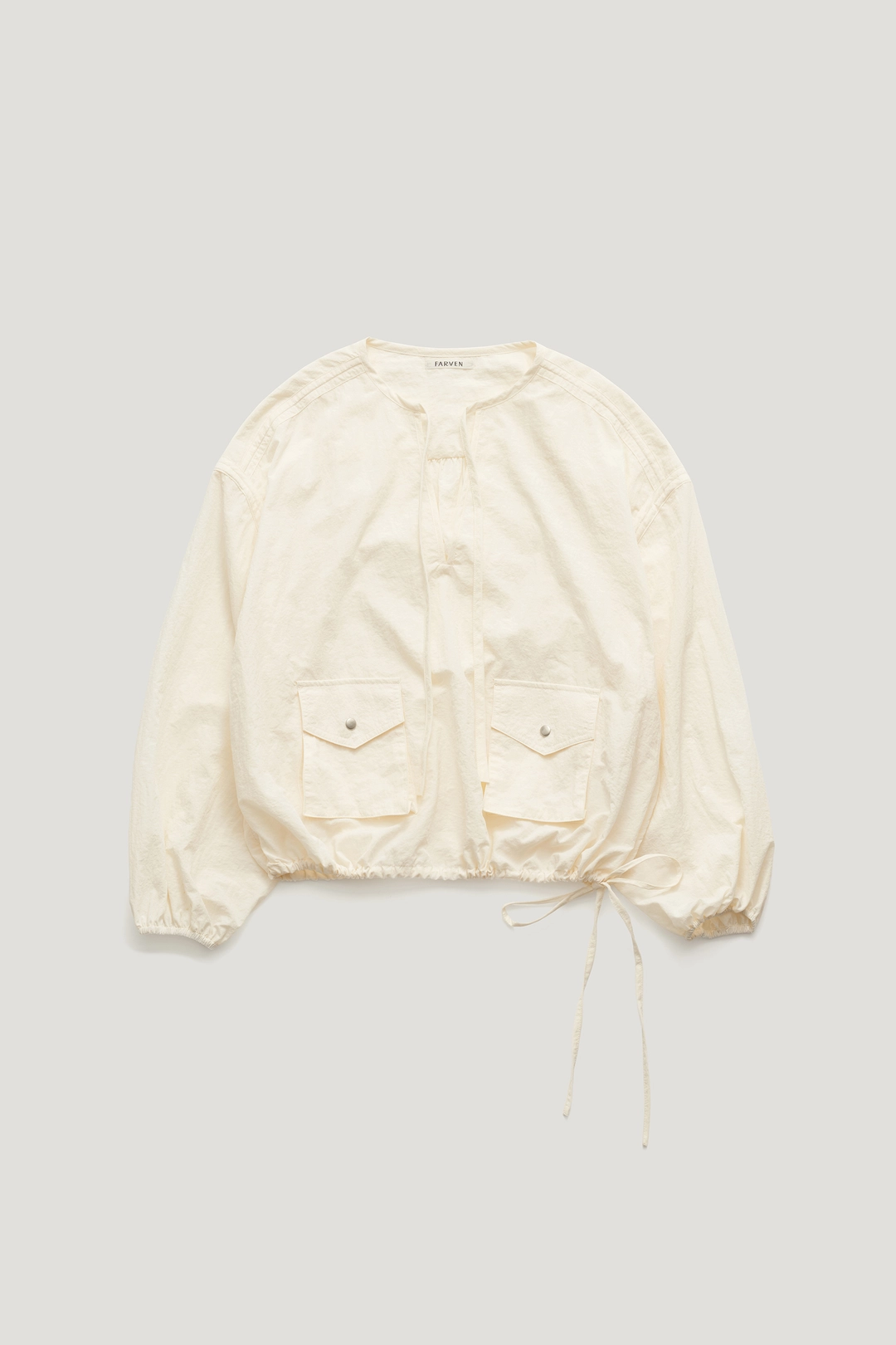 파르벵 TOOL SPORTY BLOUSE_CREAM IVORY / ₩144,000 상품 이미지 1