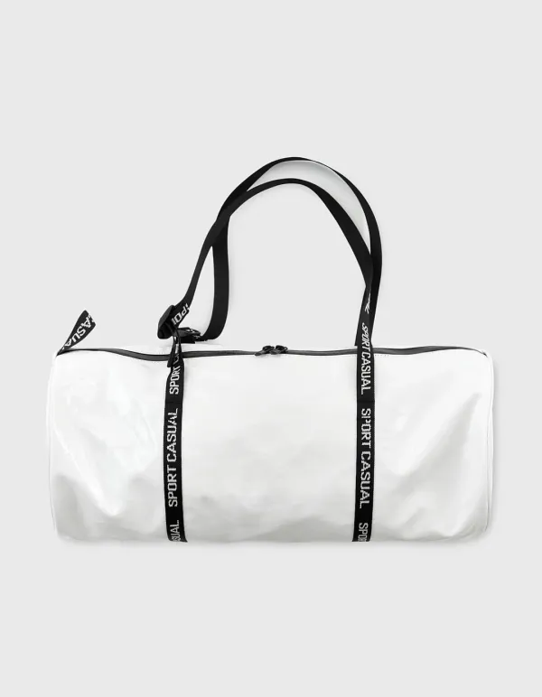 PATENT SPORTS GYM BAG (M) / White