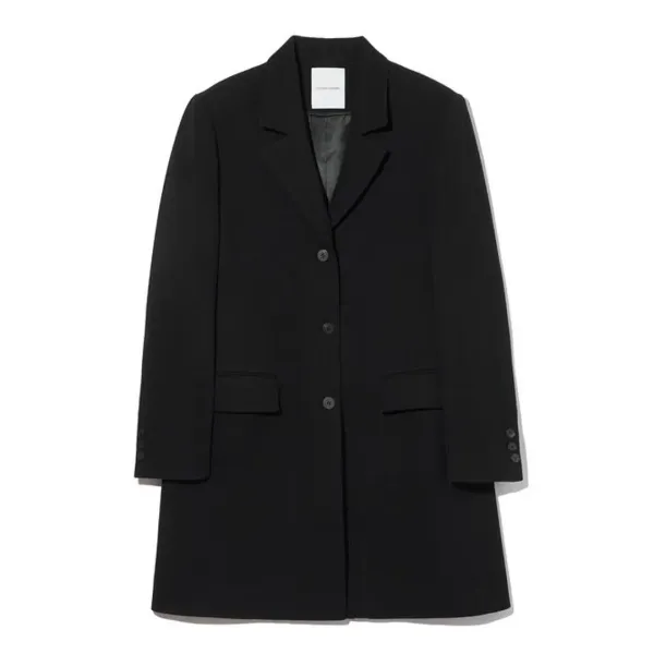 CLASSIC SINGLE BREASTED COAT [BLACK]