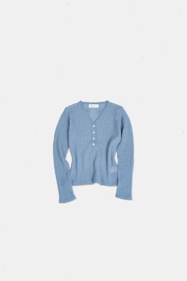 40863_Baby Alpaca blend button-down knit