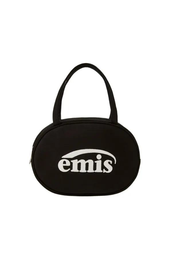 ROUND MINI BAG-BLACK