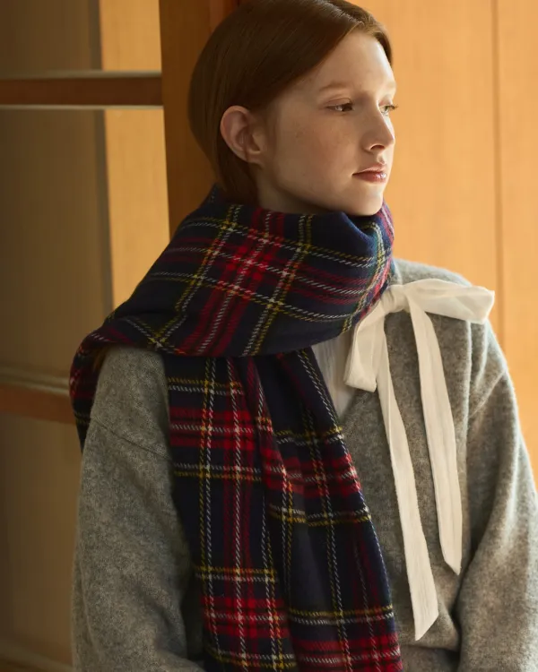 [선물포장] Classic tartan big muffler - 5color