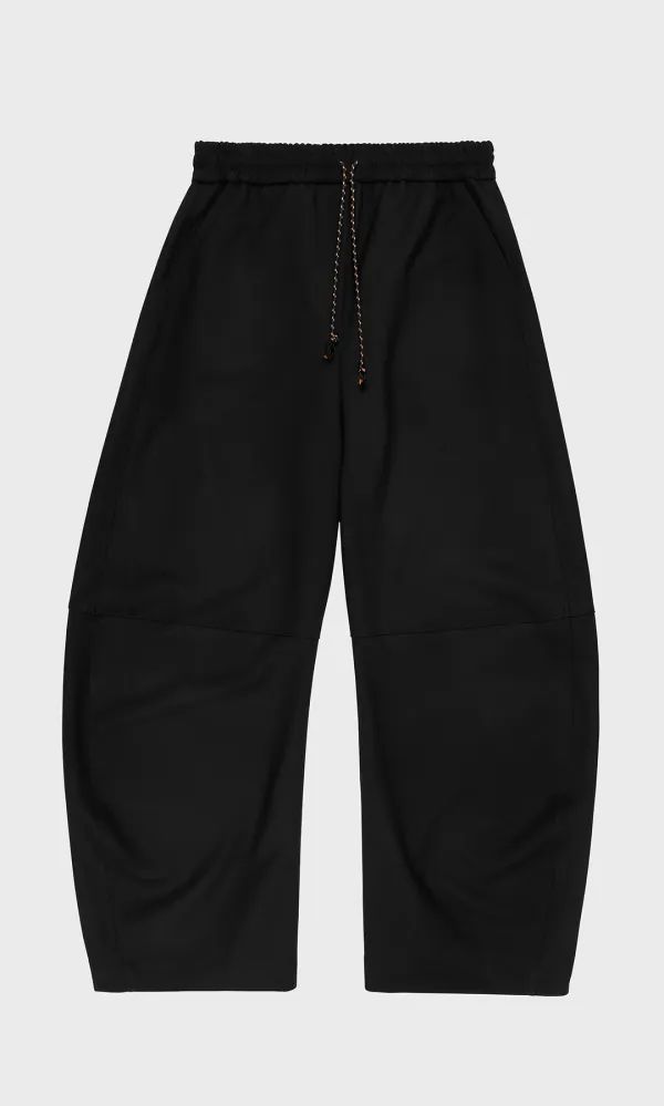 Easy Suiting Barrel Trouser_Black