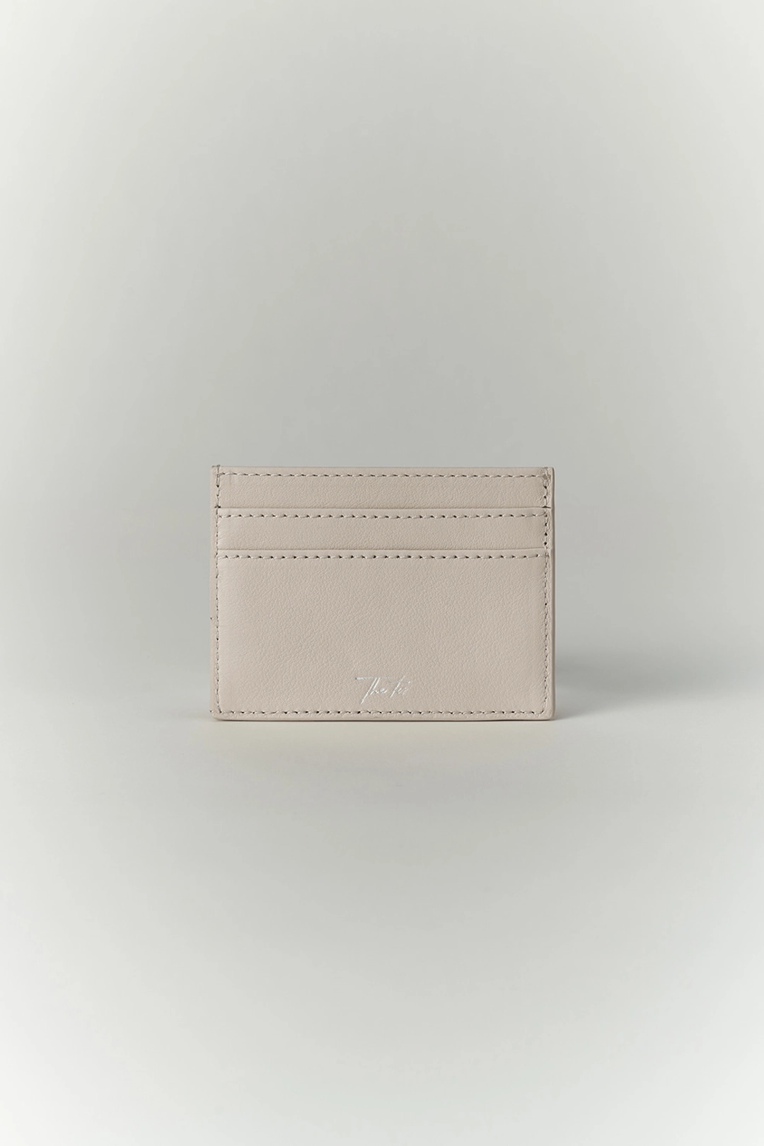 더티스 [Italian Leather] Tis Bow Card Wallet (Beige) 상품 이미지 2