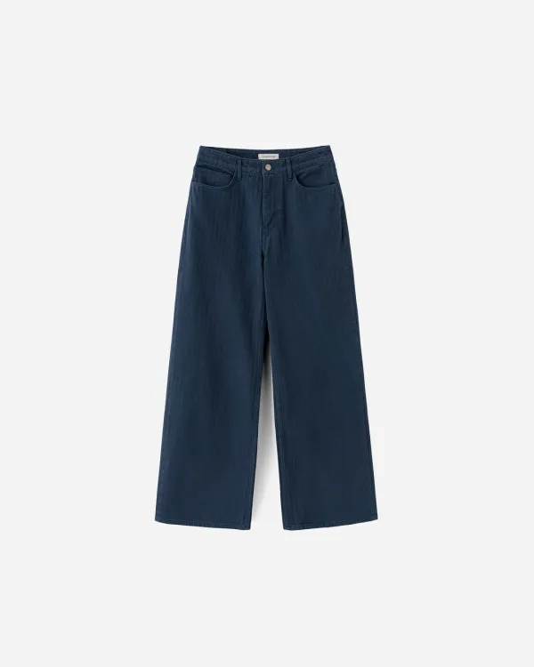 Haze Stripe Loose Pants