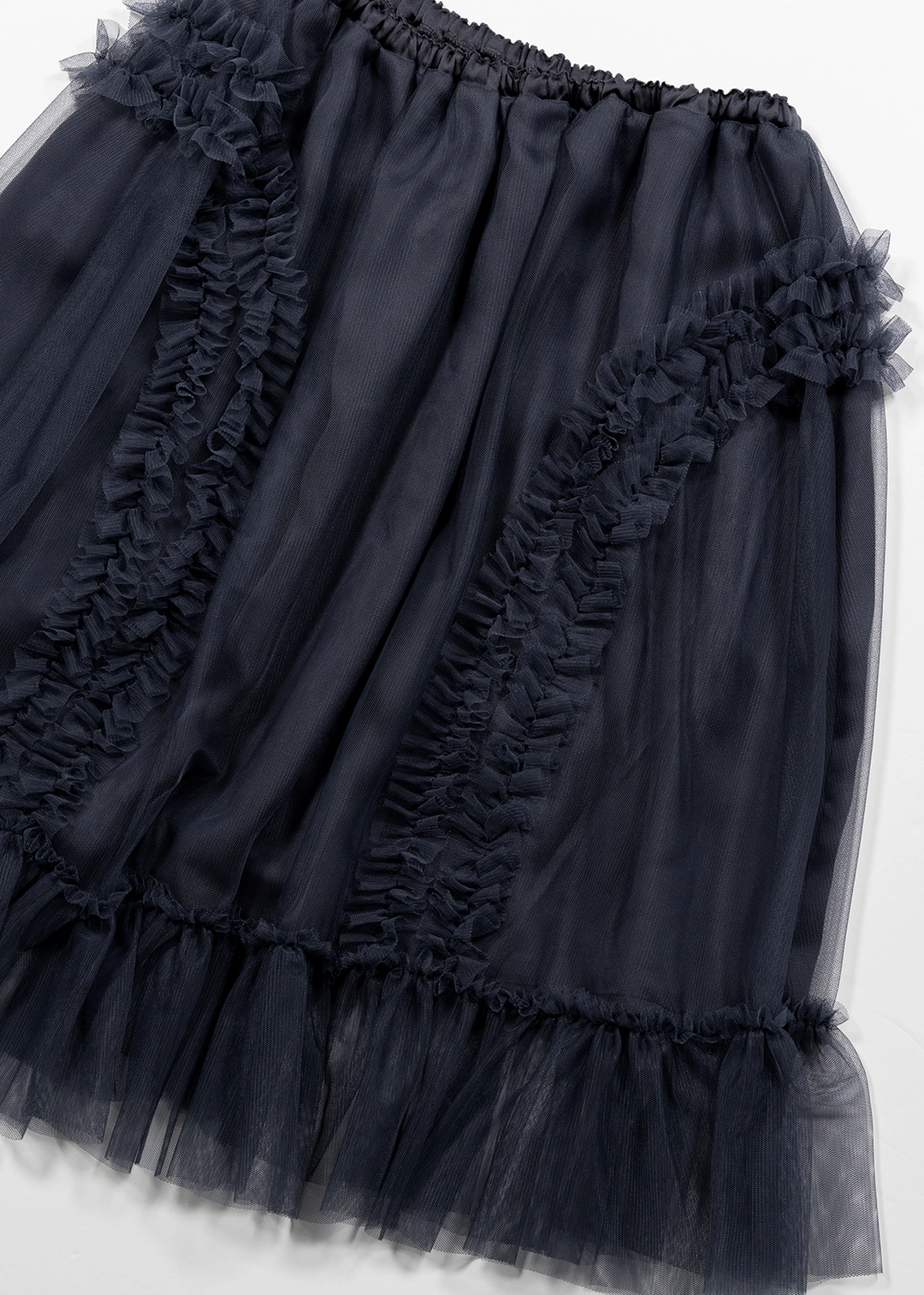 생긴 [06/05출고]BANDING RUFFLE SHA SKIRT - DUSTY BLUE 상품 이미지 3