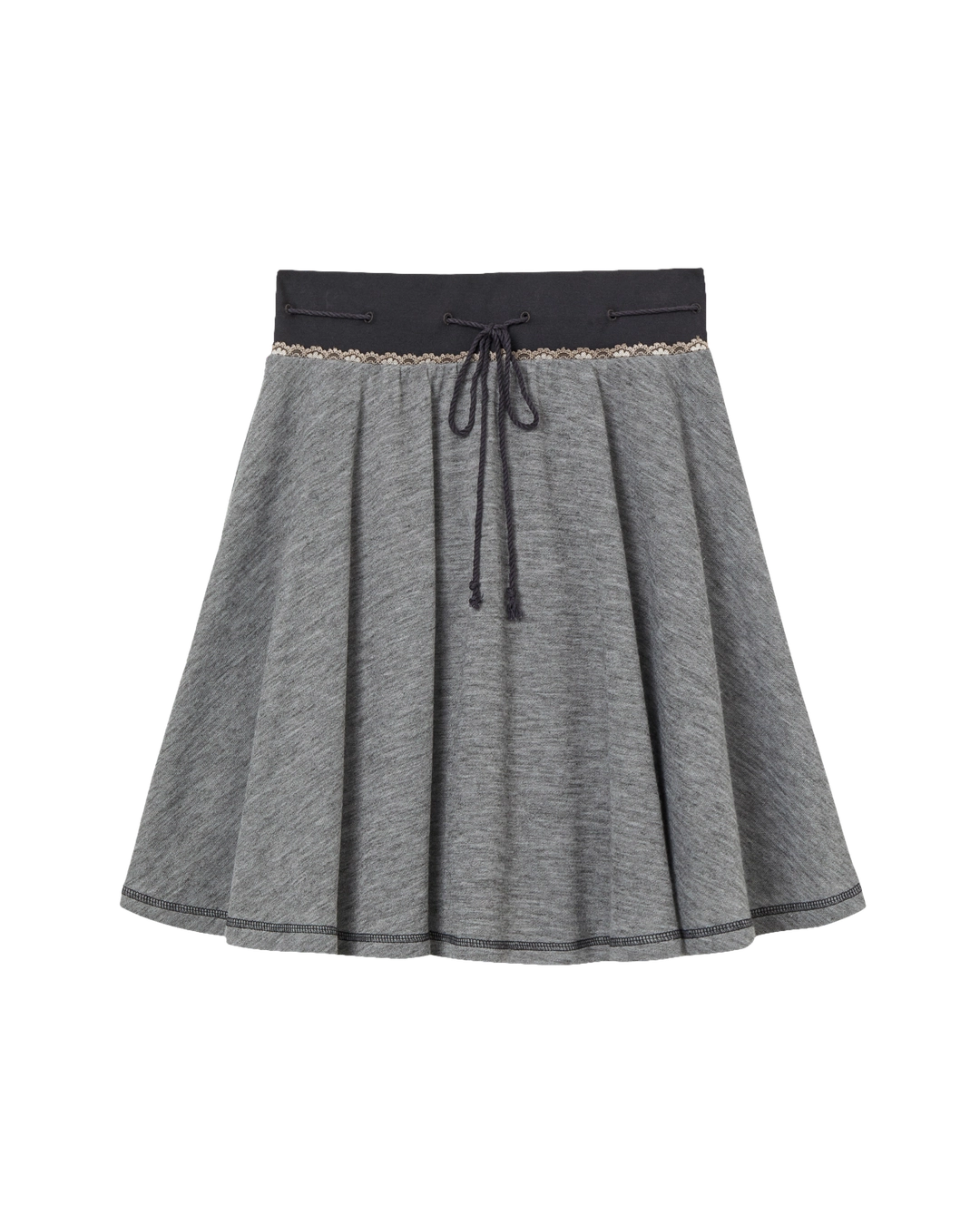 에이이에이이 STRING LACE SKIRT [GREY] 상품 이미지 1