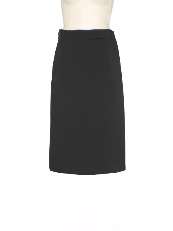 PS25 BLACK H LINE SKIRT